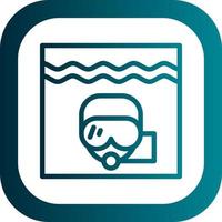 Diver Vector Icon Design