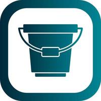 Bucket Vector Icon Design