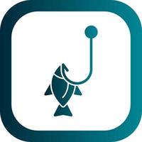 Fishing Hook Vector Icon Design