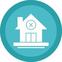 No Home Vector Icon Design