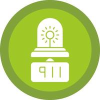 911 Call Vector Icon Design