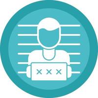Mugshot Vector Icon Design