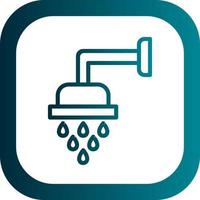 Shower Head Vector Icon Design