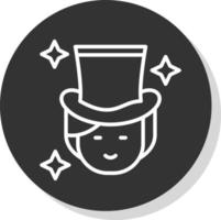 Magician Woman Vector Icon Design