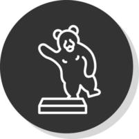 Bear Vector Icon Design