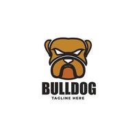 Bulldog Head Logos vector