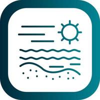 Beach Vector Icon Design