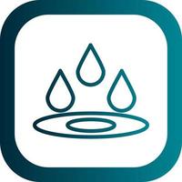 Water Vector Icon Design