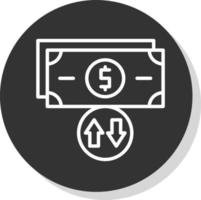 Cash Flow Vector Icon Design