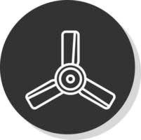 diseño de icono de vector de ventilador