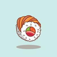 The Illustration of Sushi Food vector