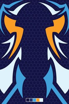 Abstract background with grunge pattern ready to print sublimation design seamless design vector