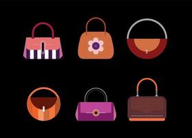 bolsos y garras vector