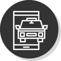 Taxi Vector Icon Design