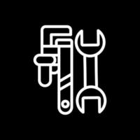 Pipe Wrench Vector Icon Design