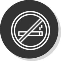 No Smoking Vector Icon Design