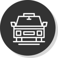 diseño de icono de vector de taxi