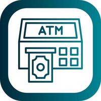 Atm Machine Vector Icon Design
