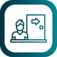 Dismissal Vector Icon Design