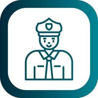 Policeman Vector Icon Design