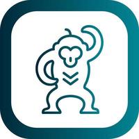 Monkey Vector Icon Design