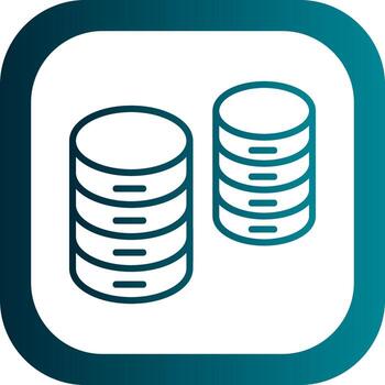 diseño de icono de vector de base de datos