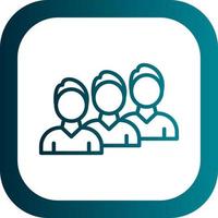 Queue Vector Icon Design