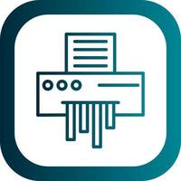 Paper Shredder Vector Icon Design