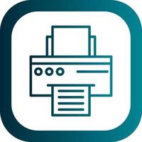 Printer Vector Icon Design