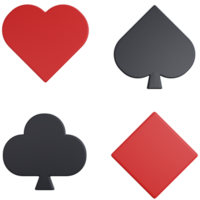 3D Icon Illustration Playing Card Symbol png