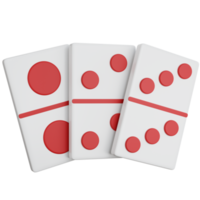 3D Icon Illustration Three Domino png