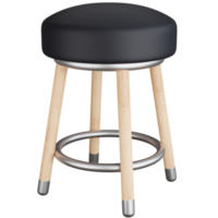 3d icône illustration minimaliste rond chaise png