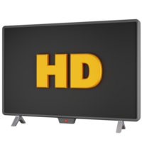 3D Icon Illustration Television With HD Resolution png