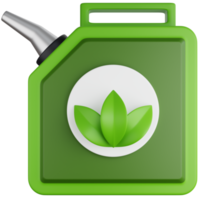 3D Icon Illustration Environmental Friendly Fuel png