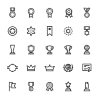 Icon set - award and trophy png