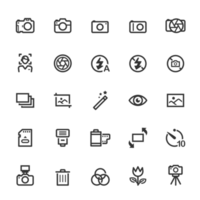 Icon set - camera and photography png