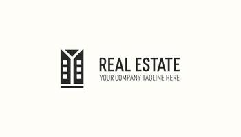 premium real estate logo design for brand vector