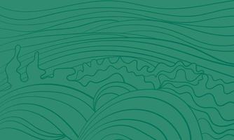abstract hand draw botanical vector background