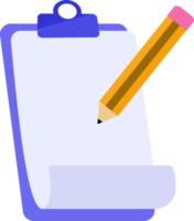 clipboard icon with checkmark and pencil png