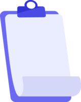 klembord icoon met blanco papier png