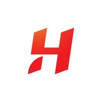 Letter H logo vector template element