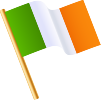 St. Patrick's day flag icon png