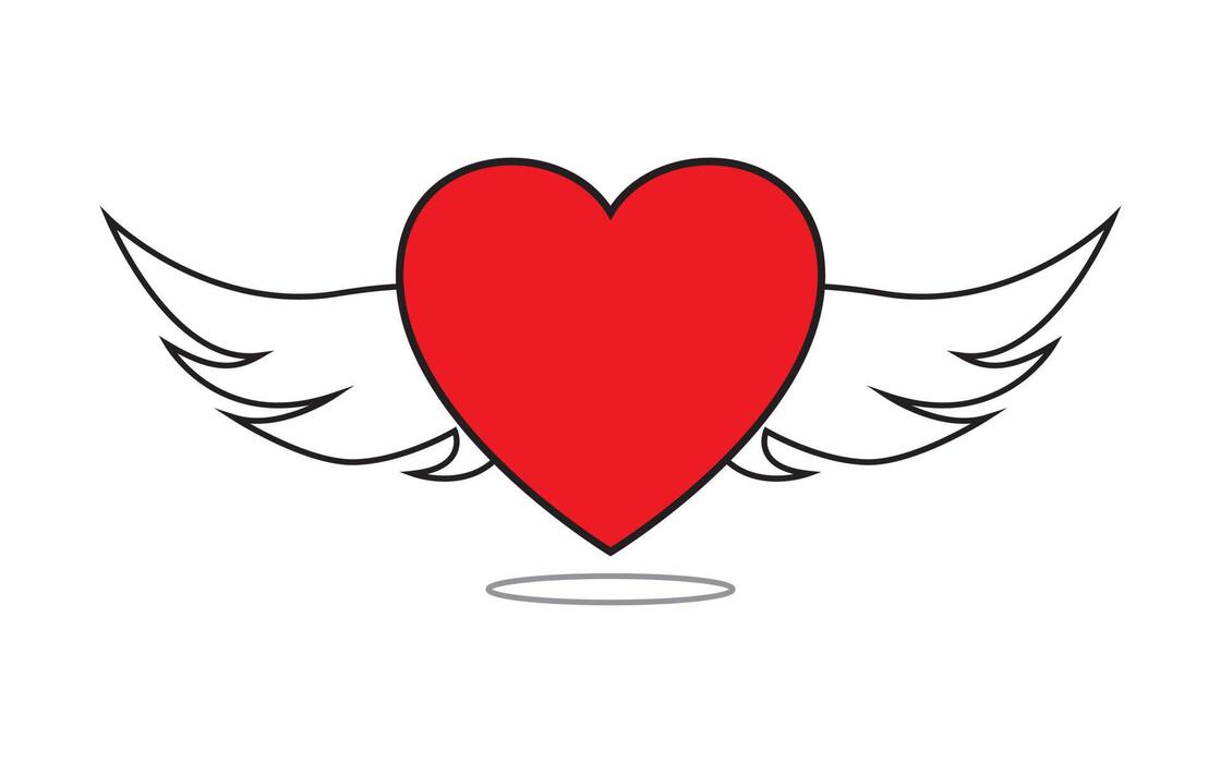 Easy Drawings Of Hearts With Wings
