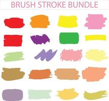 Brush Stroke Bundle vector