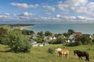 idílico pueblo de klein zicker,ruegen,báltico Mar,Mecklemburgo-Pomerania Occidental, Alemania foto