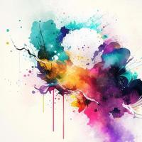 beautiful watercolor background photo