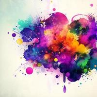 beautiful watercolor background photo
