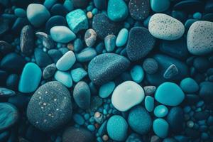 blue stone theme photo