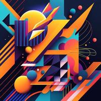 line art abstract background photo