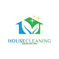 House Cleaning Icon Vector Logo Template Illustration Design